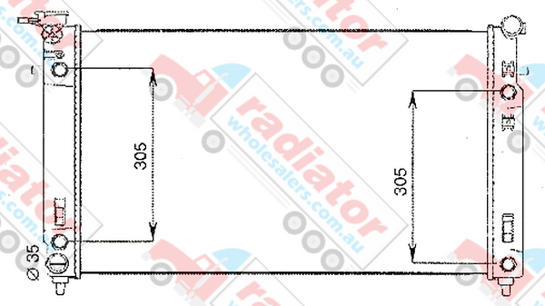 RW027157A Radiator